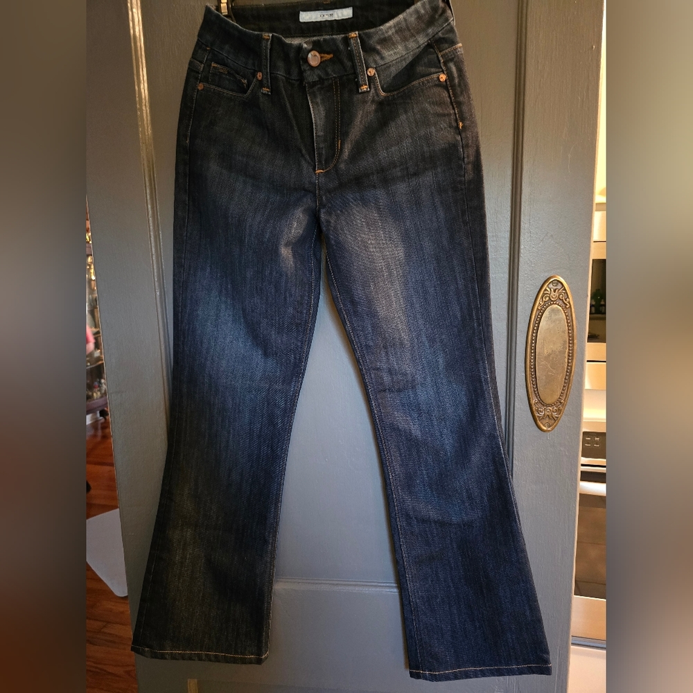 JOE'S Jeans 27 waist Fit Muse Dark Denim Flare Legs